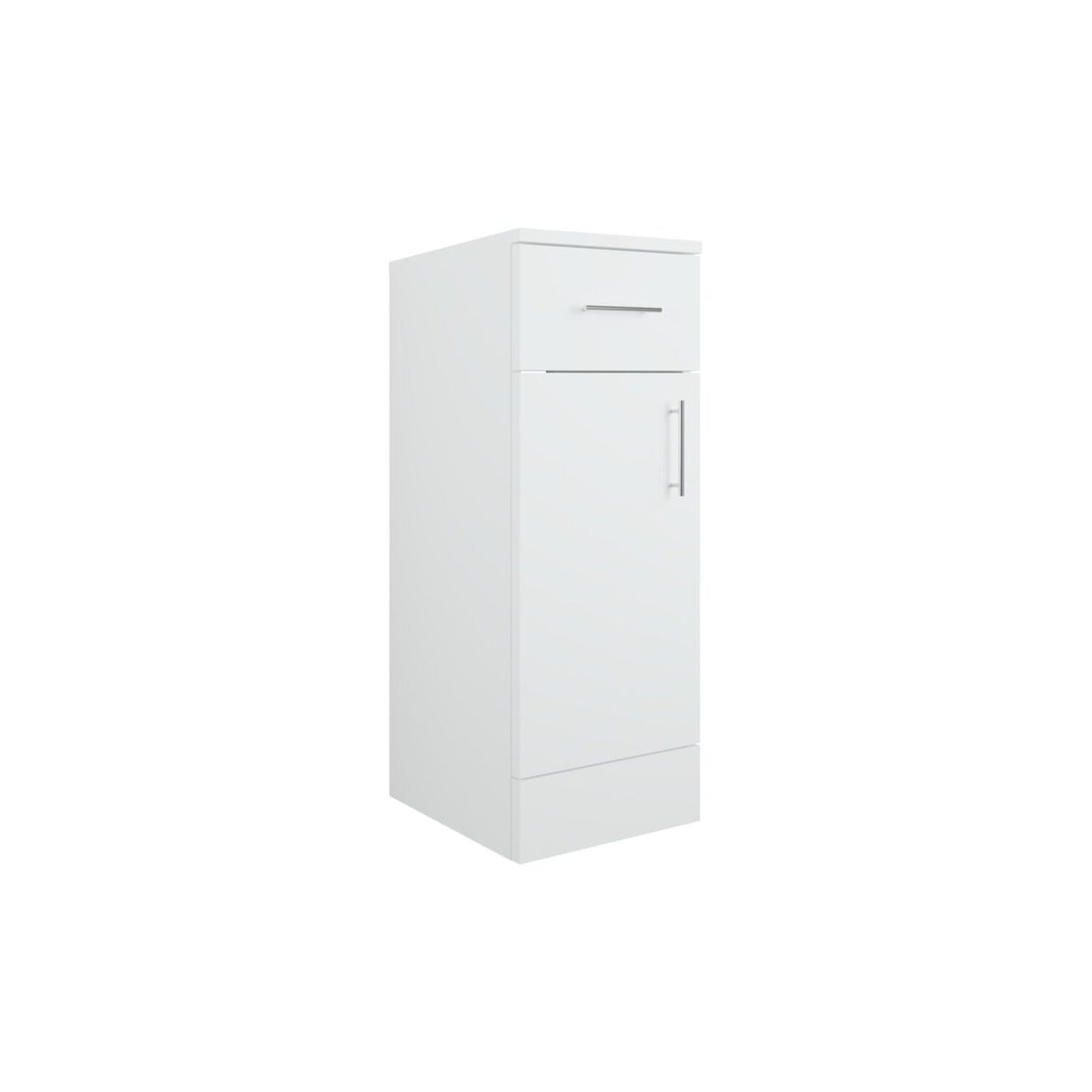 Yuna 300mm 1 Drawer 1 Door Base Unit - White Gloss