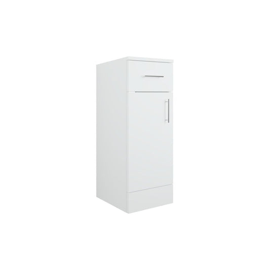 Yuna 300mm 1 Drawer 1 Door Base Unit - White Gloss