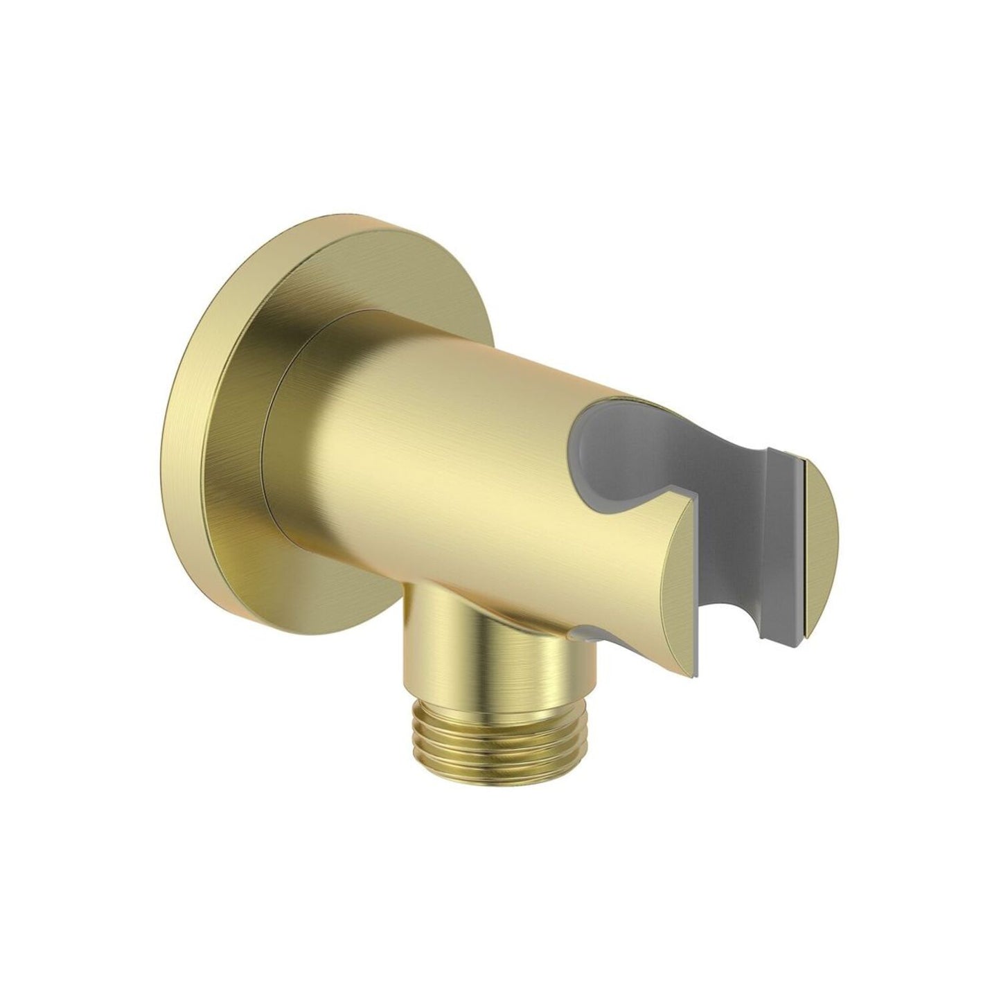 Brivana Round Handset Wall Bracket With Wall Outlet