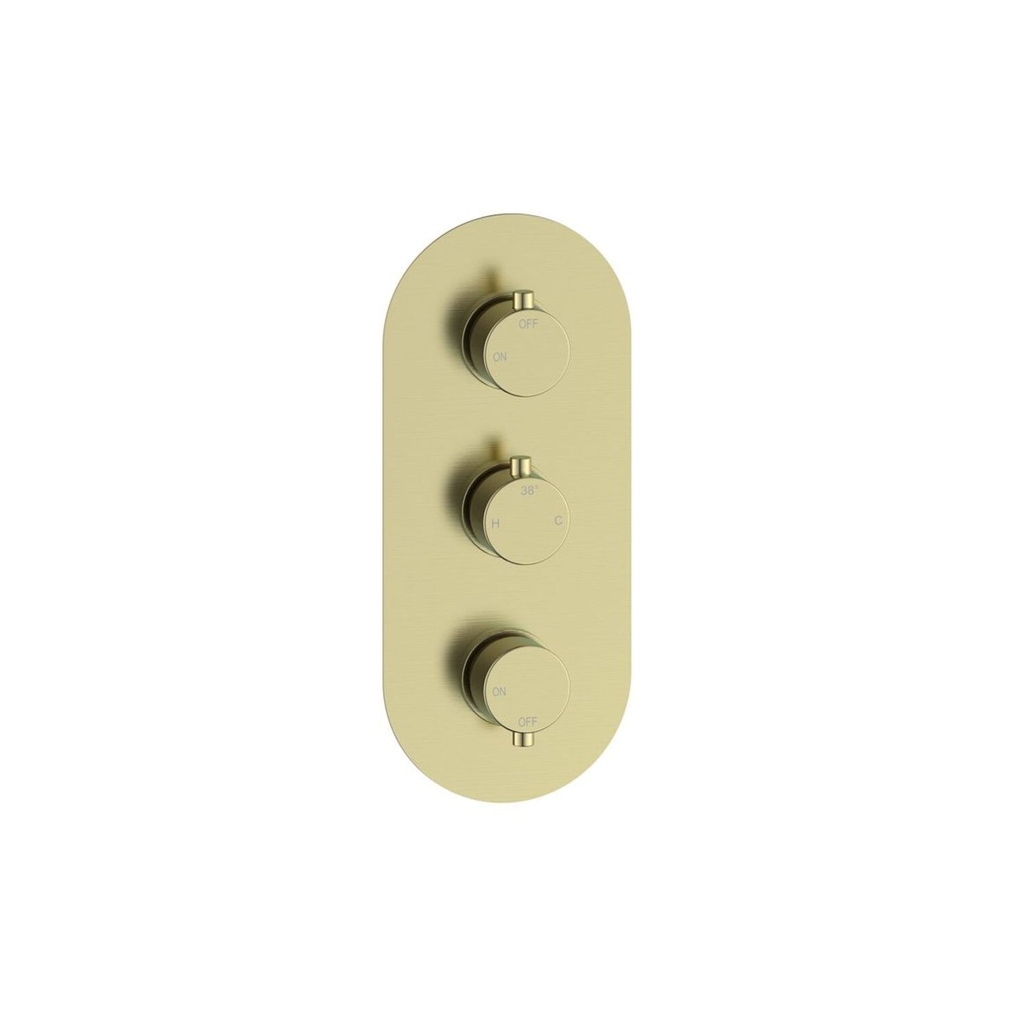 Brivana Round Shower Valve & Kit Pack 3