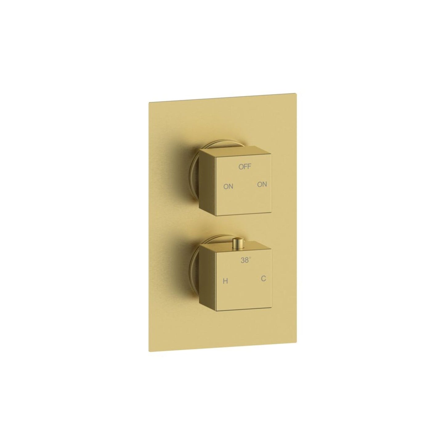 Delvyn Square Shower Valve & Kit Pack 4