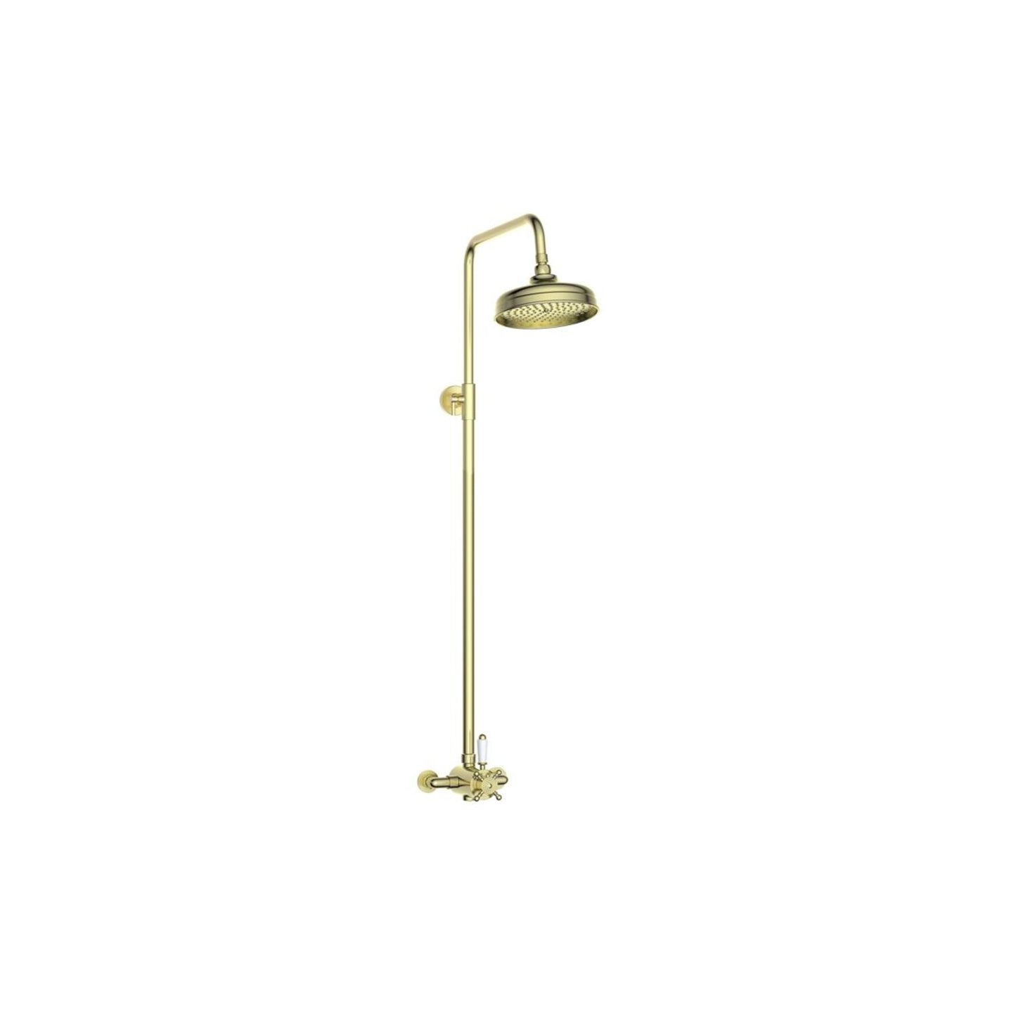 Cirava Concentric Single Outlet Shower Valve & Overhead Kit Pack 2