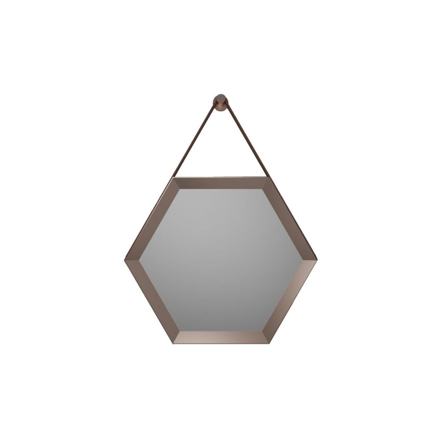 Kanta Hexagonal Mirror 500X433mm - Bronze
