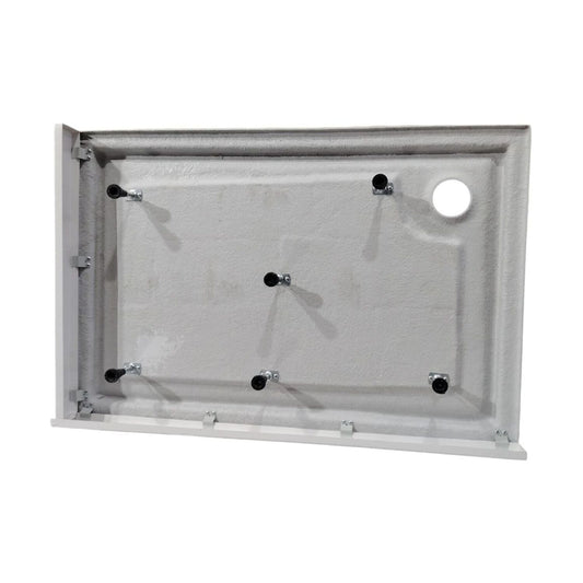 Zen Essentials 45mm Low Profile Riser Set for 1000/1200 Offset Quadrant Trays - White