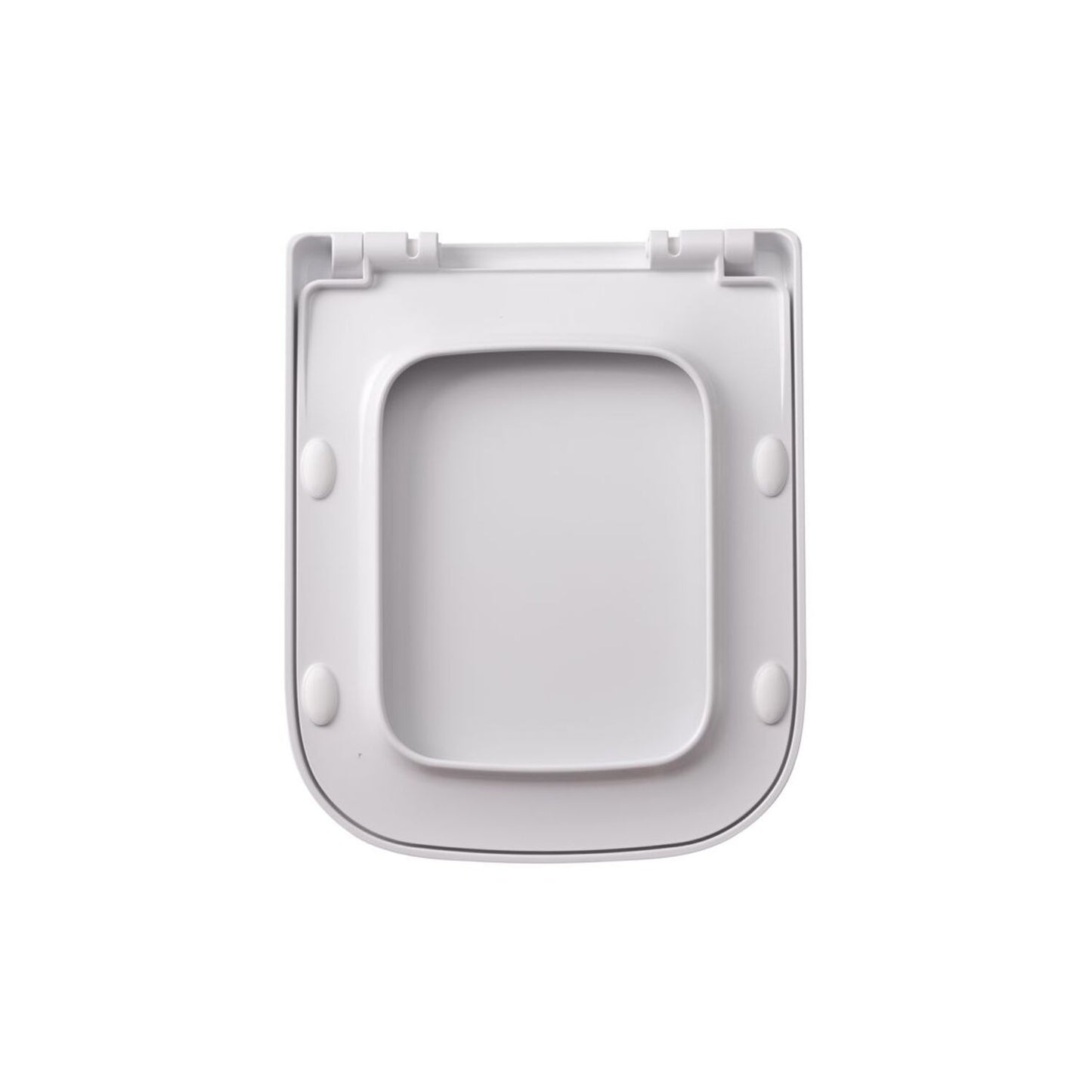 Arla Square Soft Close Toilet Seat (Slim Depth) - White