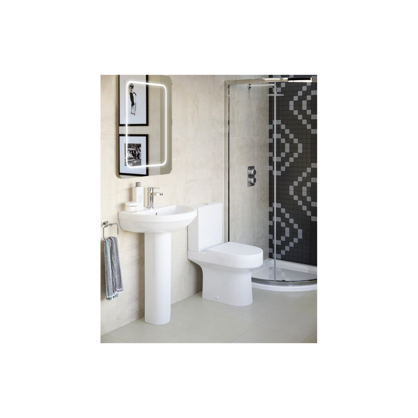Lani Rimless Back To Wall WC & Soft Close Seat