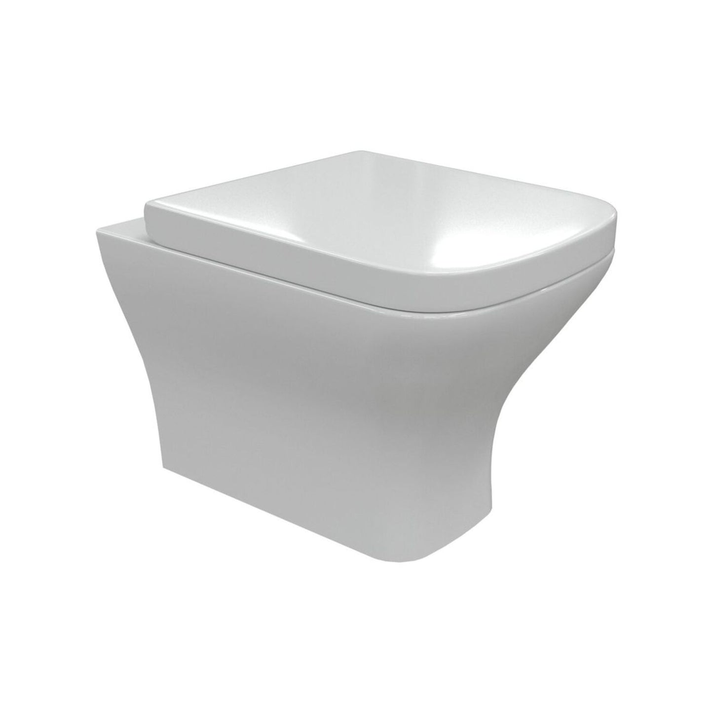 Calmea Rimless Back To Wall WC & Wrapover Soft Close Seat