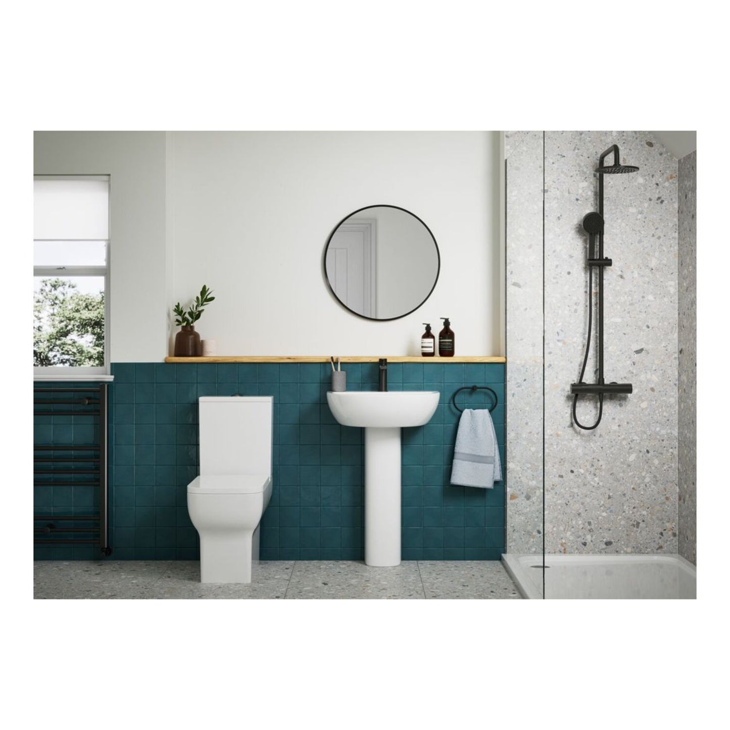 Arla Rimless Back To Wall WC & Soft Close Seat