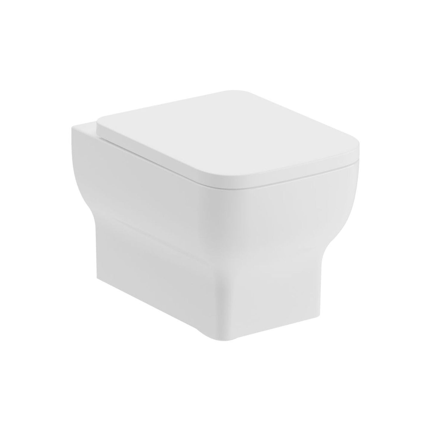 Arla Rimless Wall Hung WC & Soft Close Seat