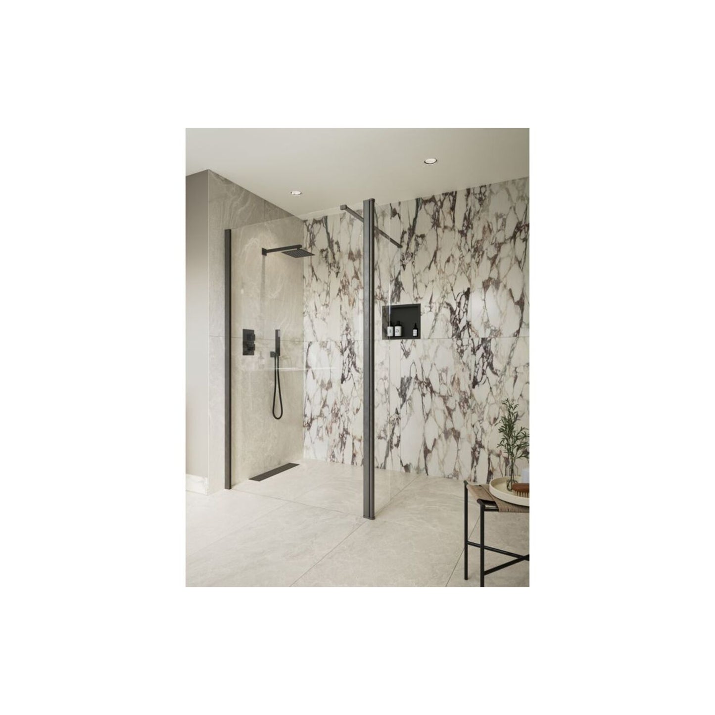 Nuvata Optional Rotatable Wetroom Panel (Full Hinge)