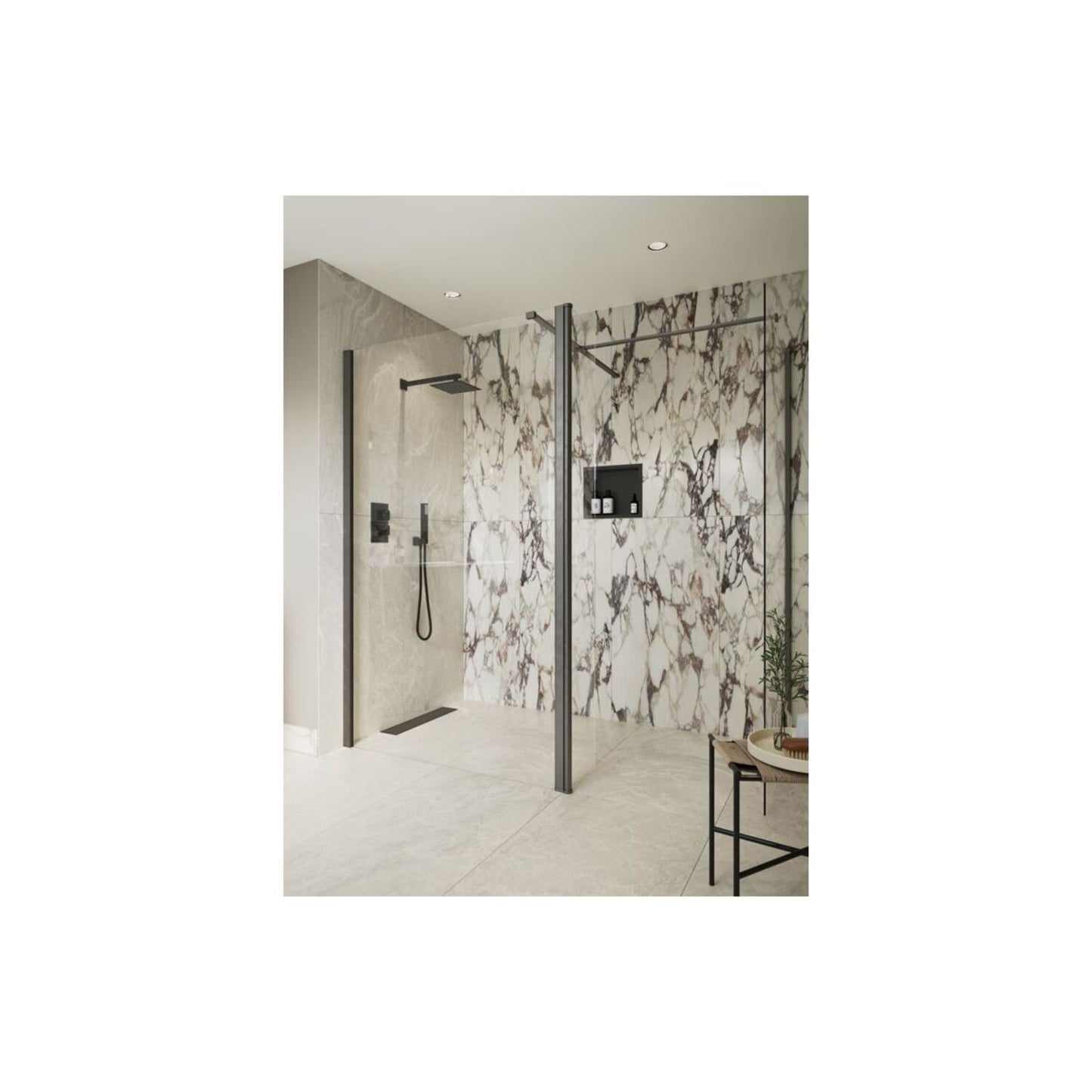 Nuvata Optional Rotatable Wetroom Panel (Full Hinge)