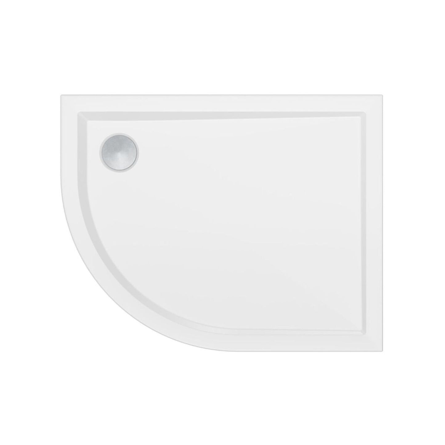 40mm Low Profile Offset Quadrant Tray & Waste