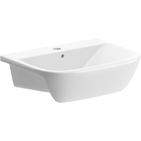 Calmea 1 Tap Hole Semi Recessed Basin 520X400mm