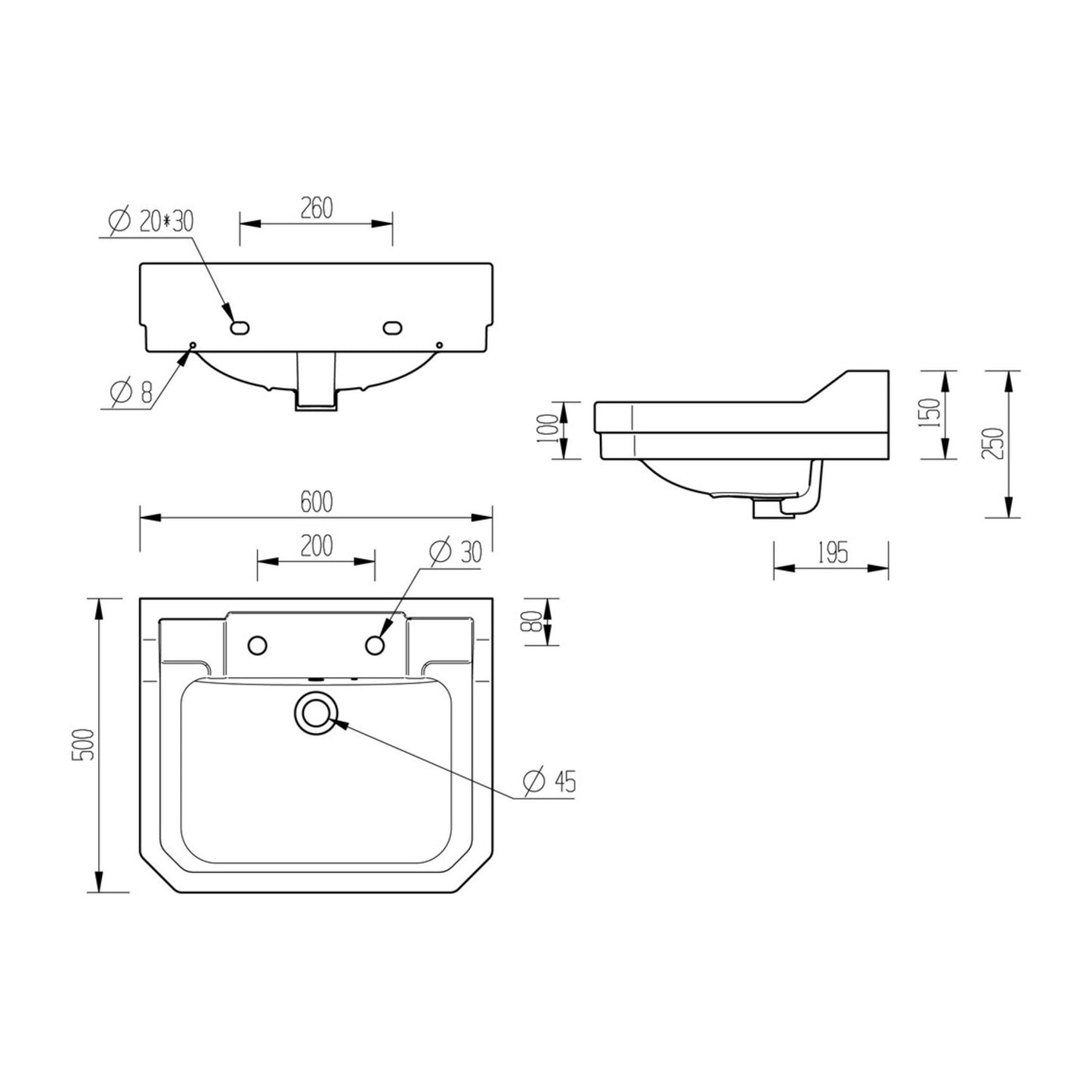Solae Basin & Full Pedestal
