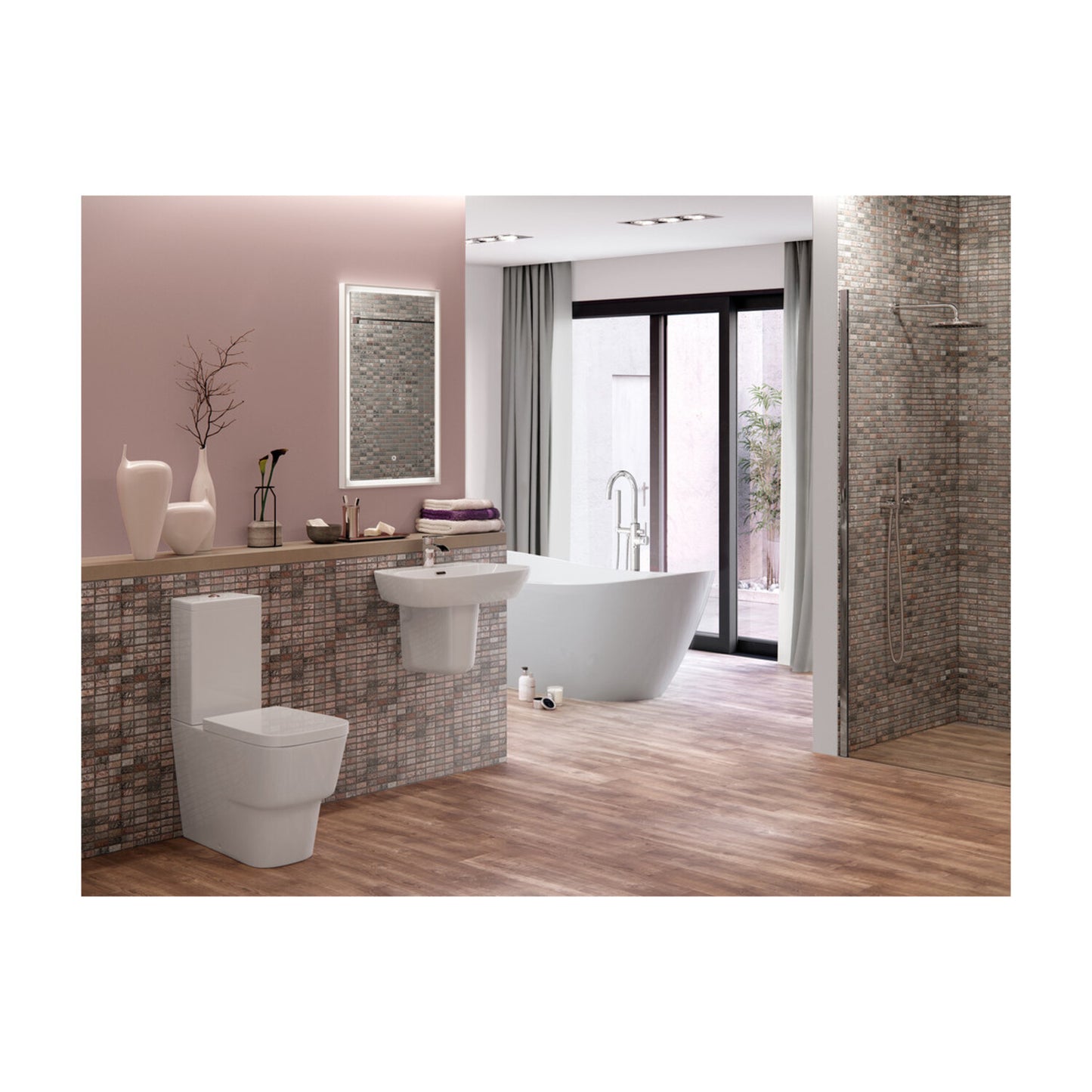Amari Back To Wall WC & Soft Close Seat