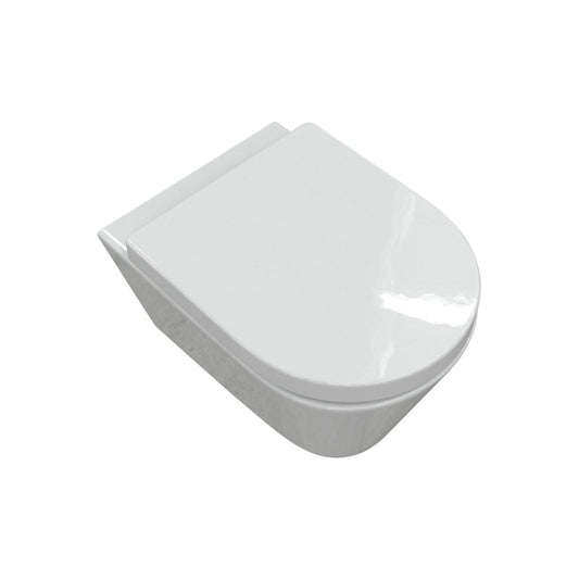 Cinta Rimless Wall Hung WC & Soft Close Seat