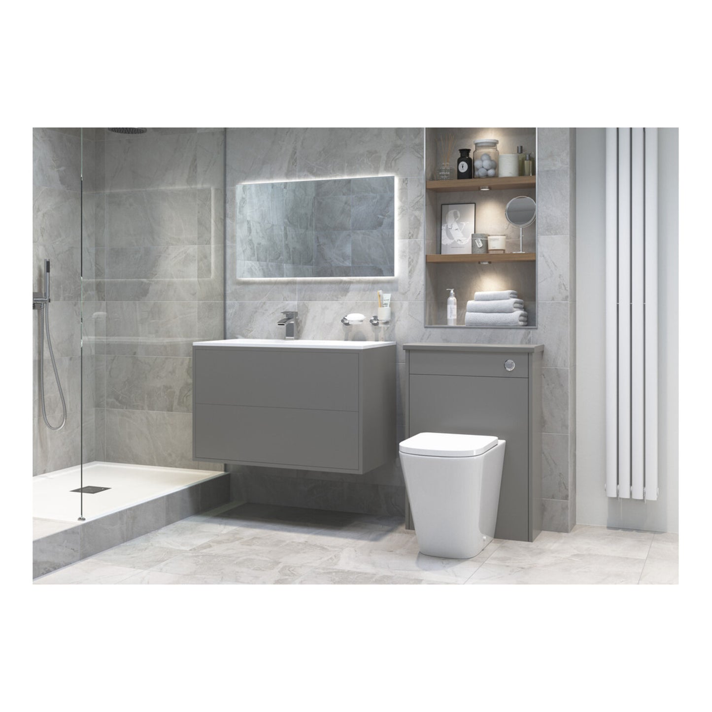 Tahlia Rimless Back To Wall Comfort Height WC & Soft Close Seat