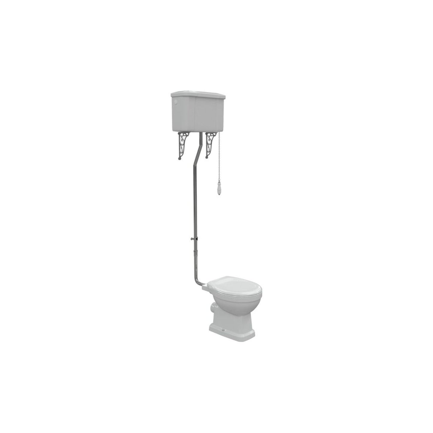 Solae High Level WC & Soft Close Seat w/Chrome Finishes