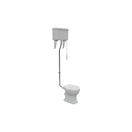 Solae High Level WC & Soft Close Seat w/Chrome Finishes