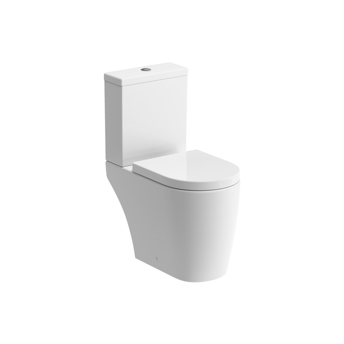 Cinta Rimless Close Coupled Open Back WC & Soft Close Seat