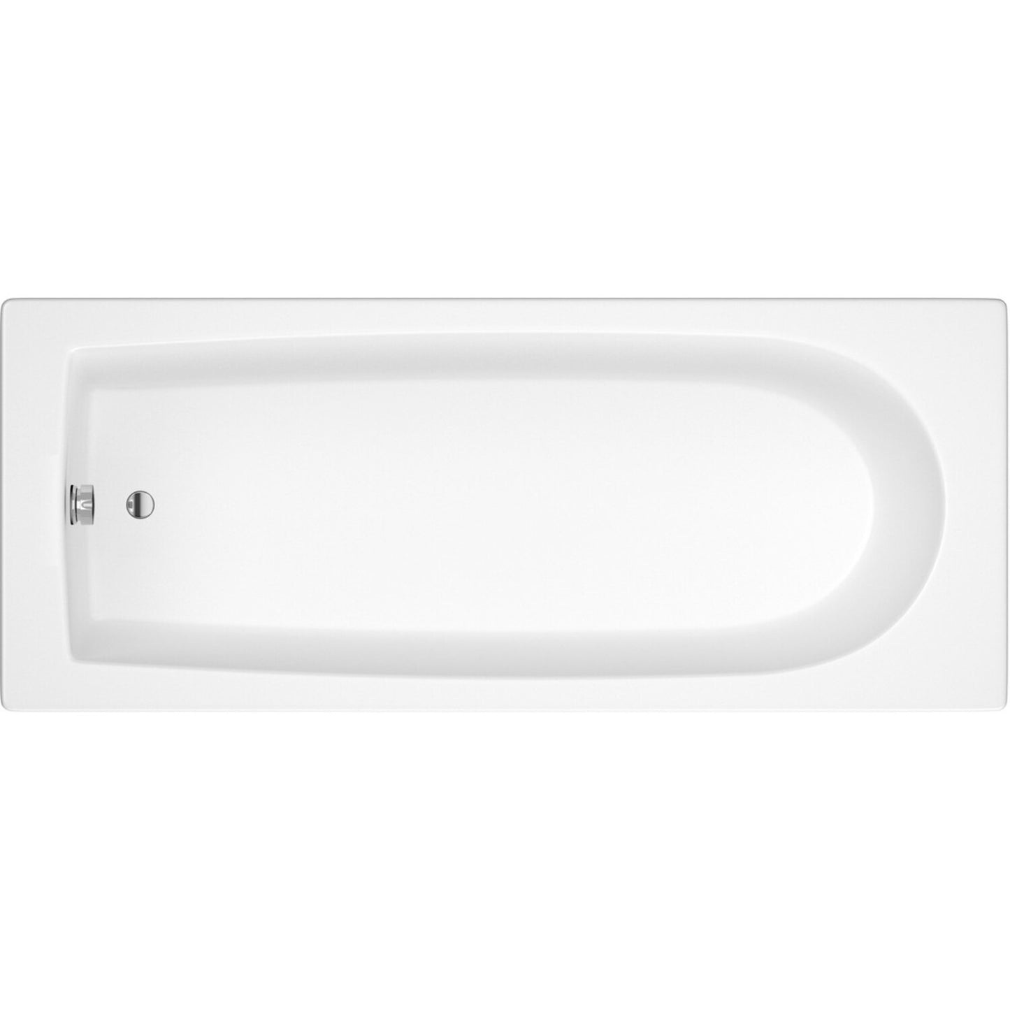 Olympia II Single End 1700x700x510mm 2 Tap Hole Bath