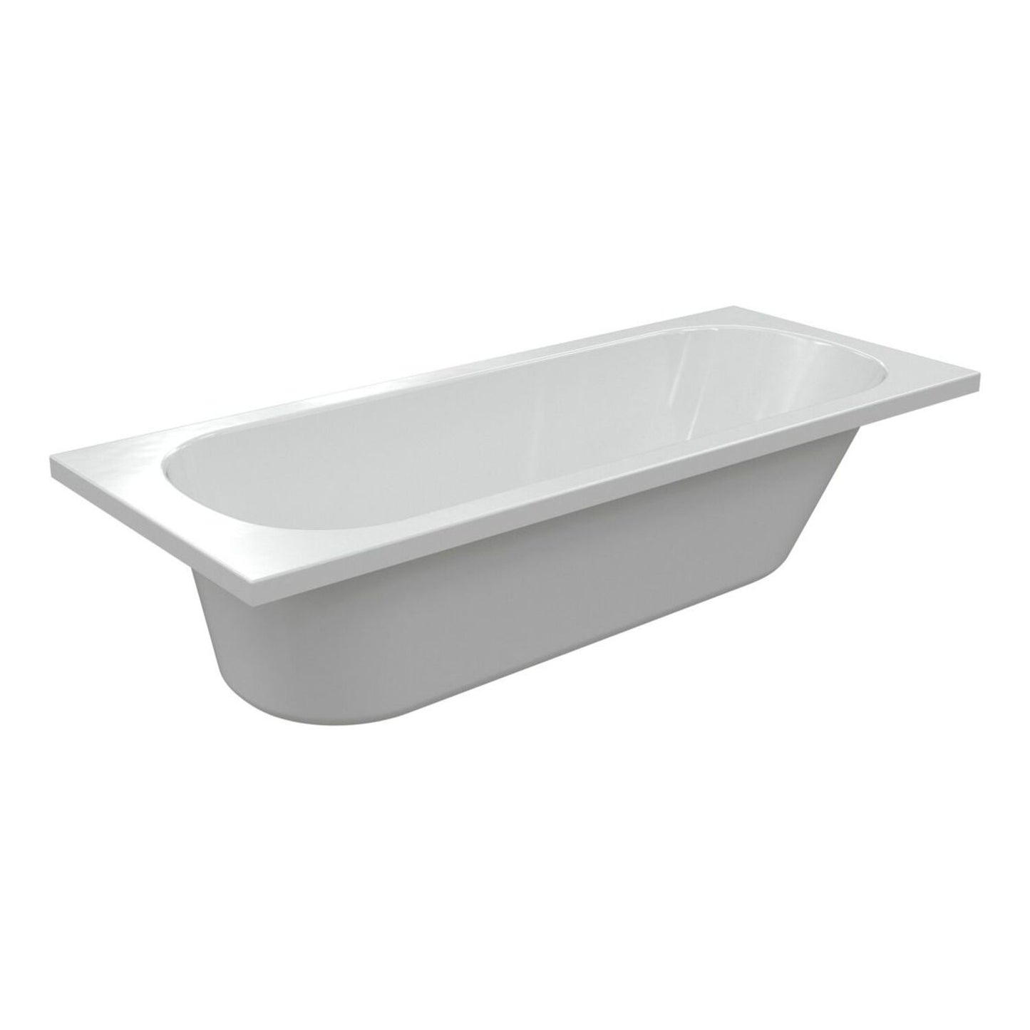 Single End 1700x700x400mm 0 Tap Hole Bath w/Legs