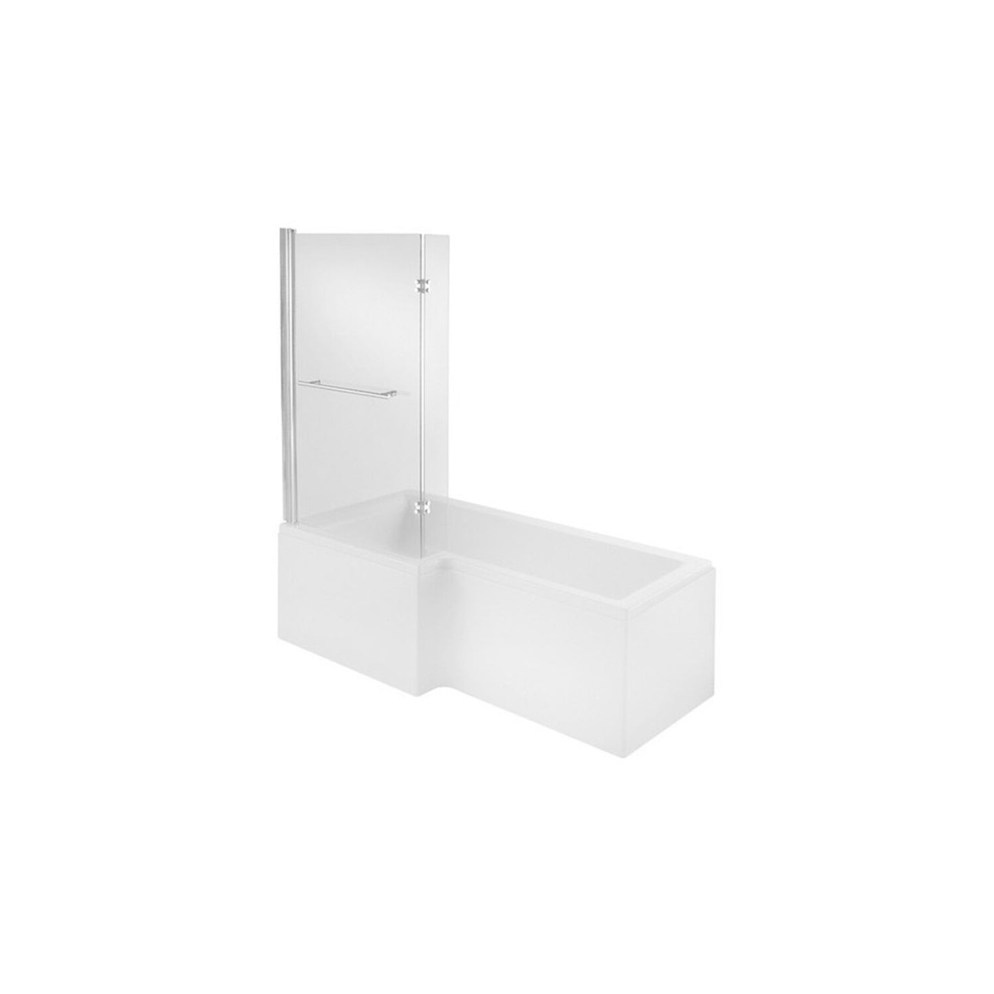 700mm L Shape/P Shape End Panel - White
