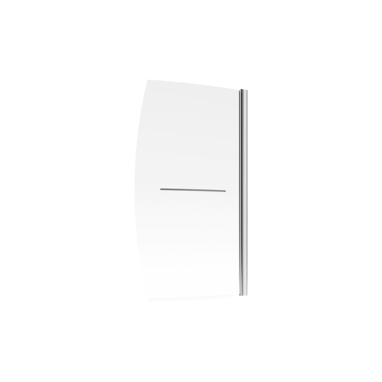 Space Saver Bath Screen (6mm) 900X1500mm - Chrome