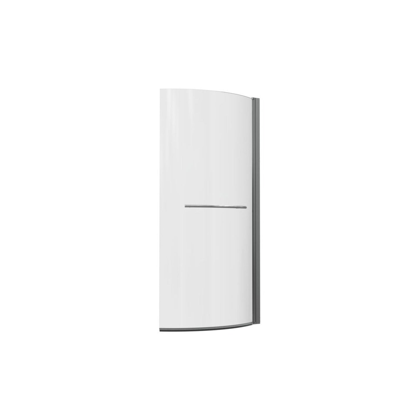 P Shape Bath Screen (6mm) 760X1500mm - Chrome