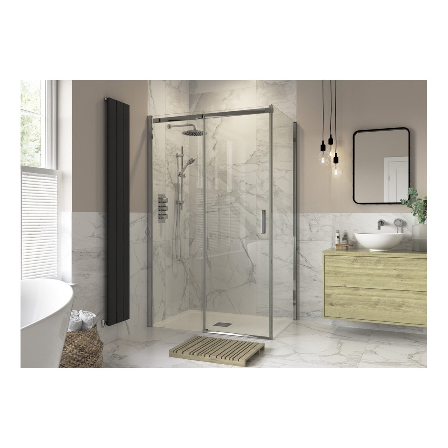 Nuvata Semi-Framed Sliding Door