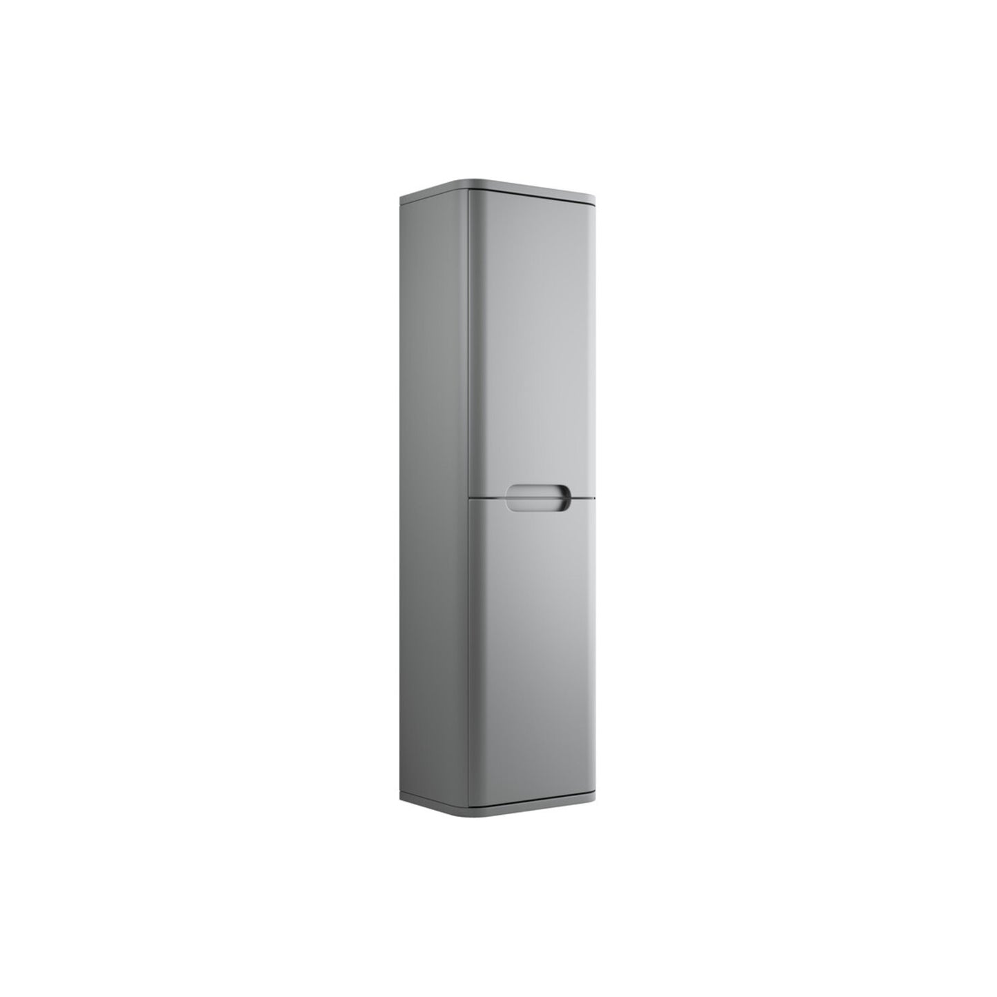Nuvoro 350mm 2 Door Wall Hung Tall Unit - Matt Grey