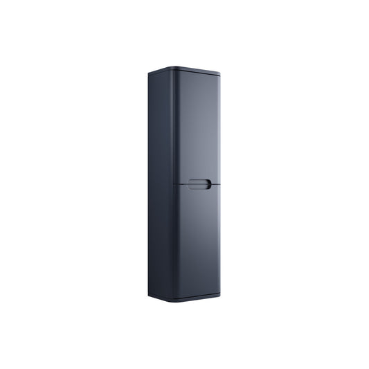 Nuvoro 350mm 2 Door Wall Hung Tall Unit - Matt Indigo