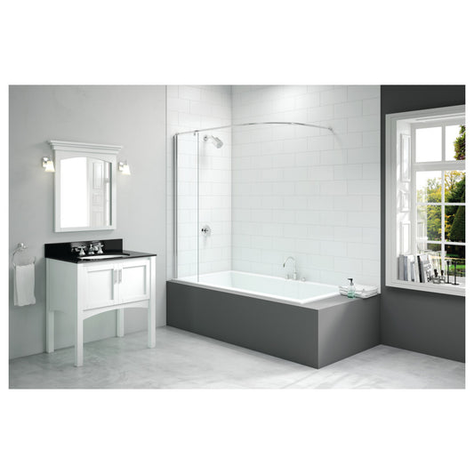 Merlyn Curtain Rail Bath Screen (8mm) 300X1500mm