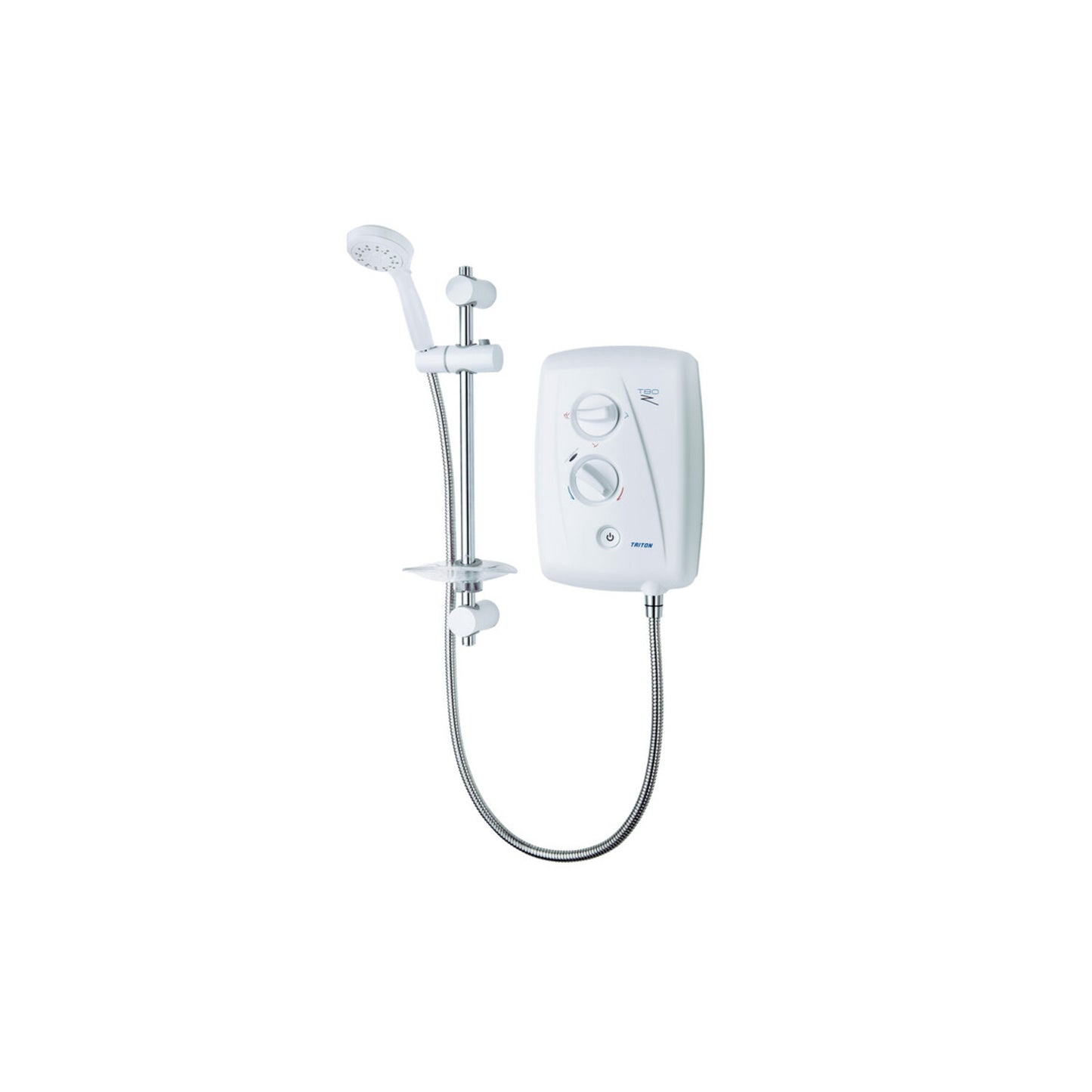 Triton T80ZFF Electric Shower - White/Chrome