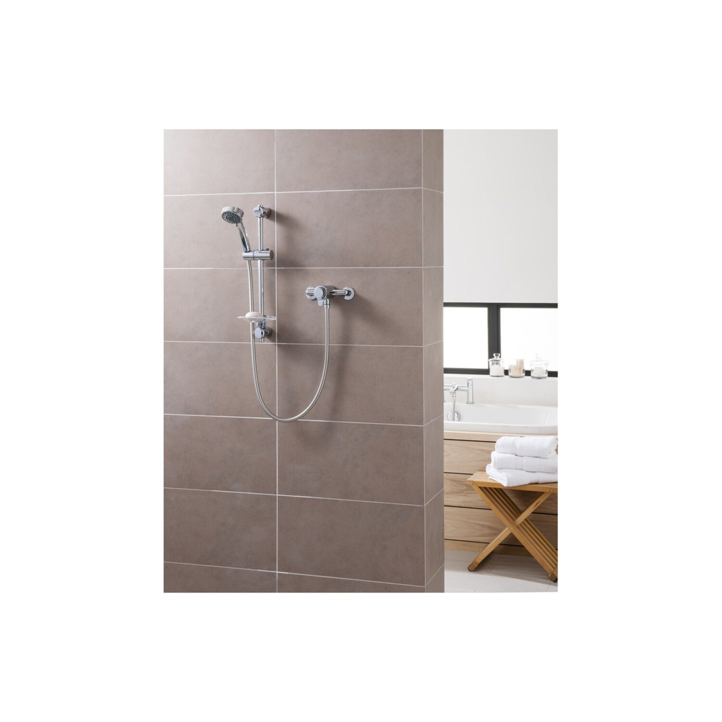 Triton Dene Concentric Thermostatic Mixer Shower - Chrome