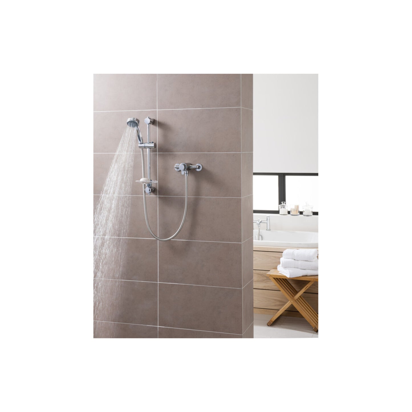 Triton Dene Concentric Thermostatic Mixer Shower - Chrome