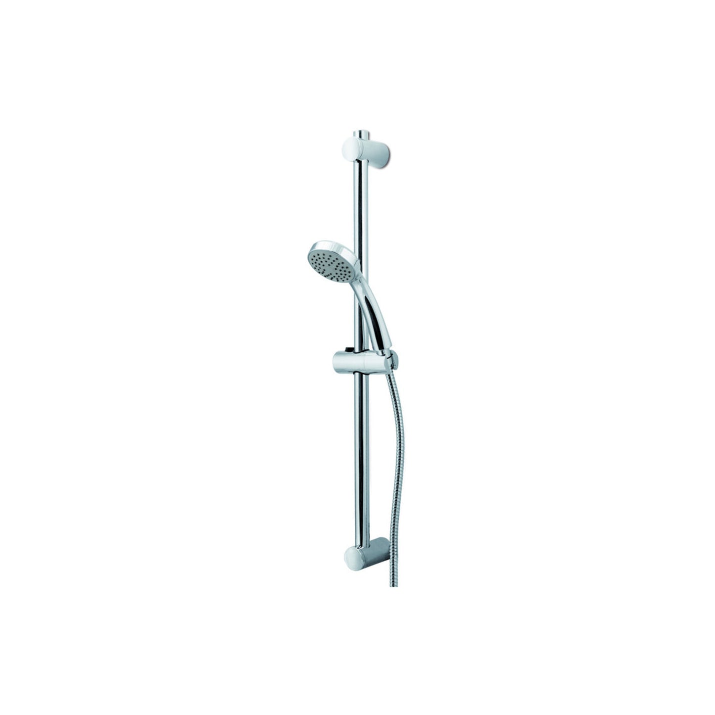 Timea Chrome Riser Handset & Hose Set