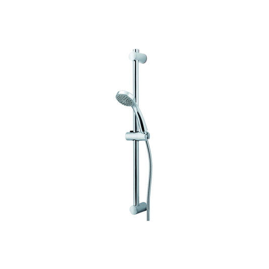 Timea Chrome Riser Handset & Hose Set