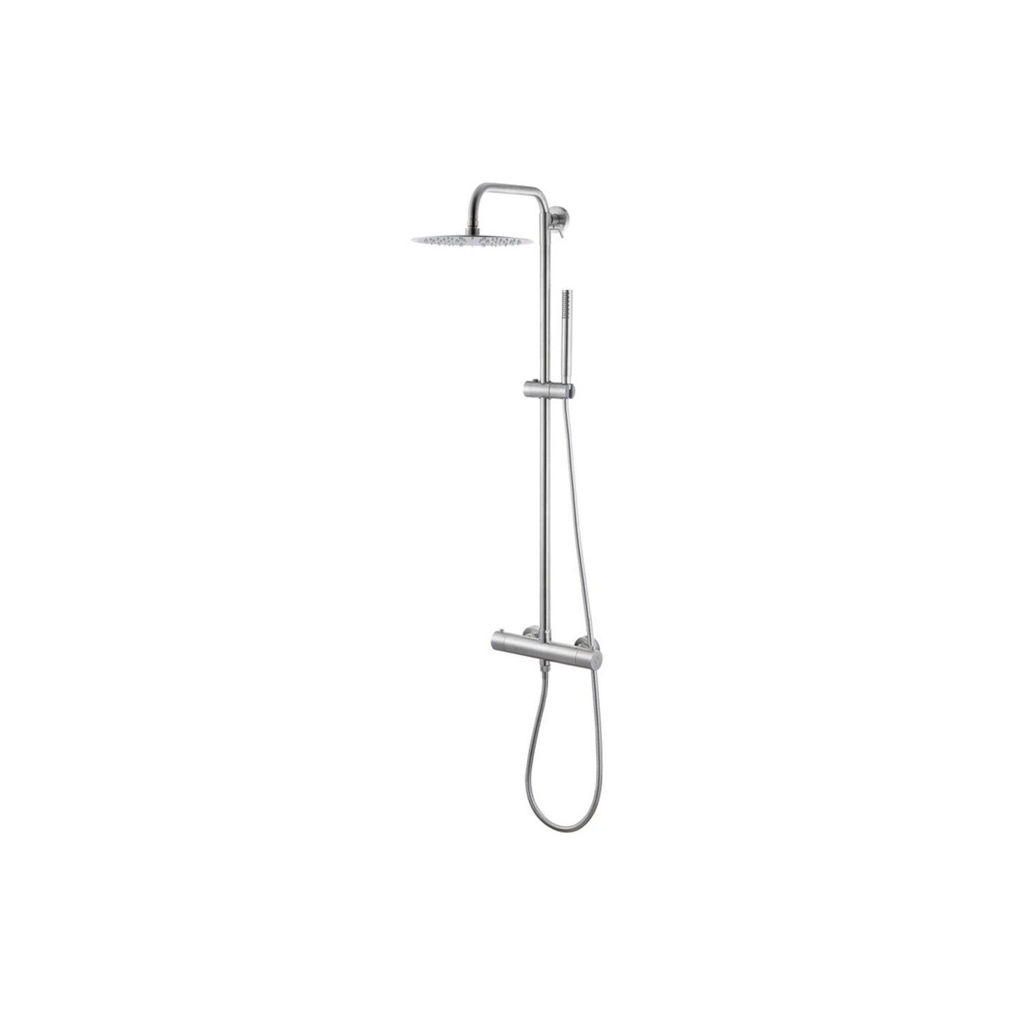 Thermostatic Shower Column W/Fixed Head & Riser