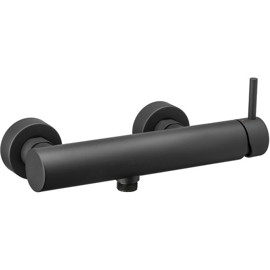 Maira Black Wall Mounted Single Outlet Shower Mixer
