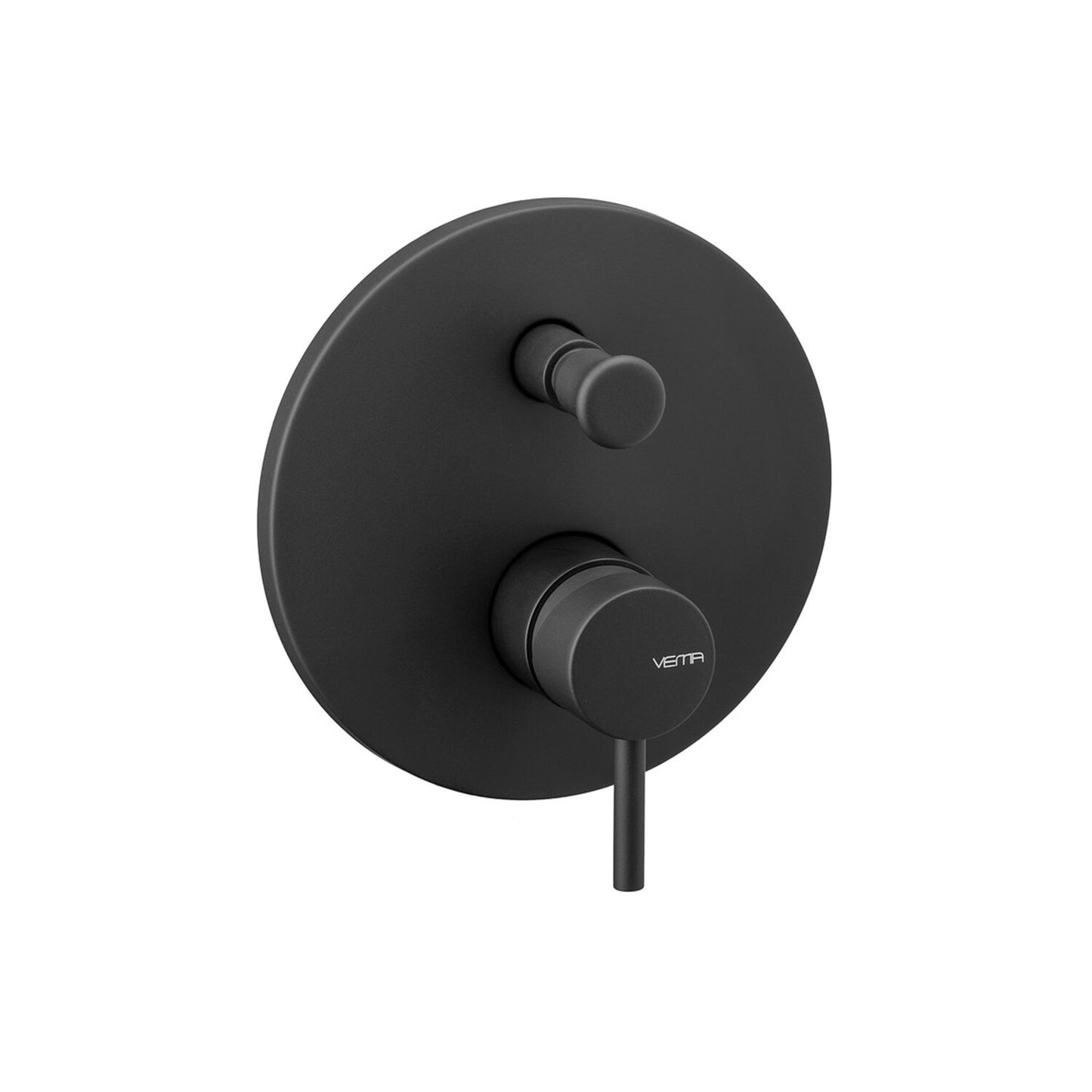 Maira Black Concealed Two Outlet Shower Mixer w/Diverter