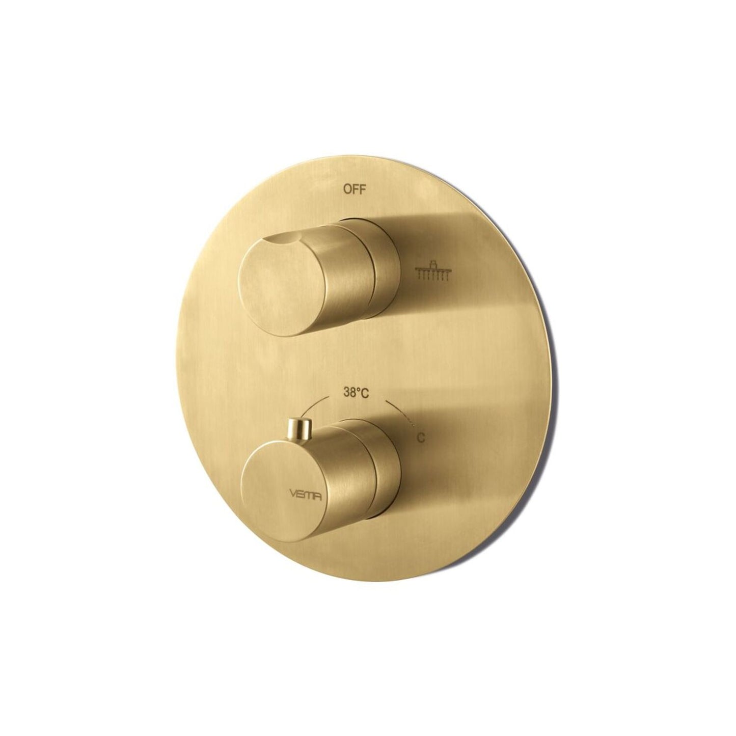 Tiber Two Outlet Thermostatic Mixer