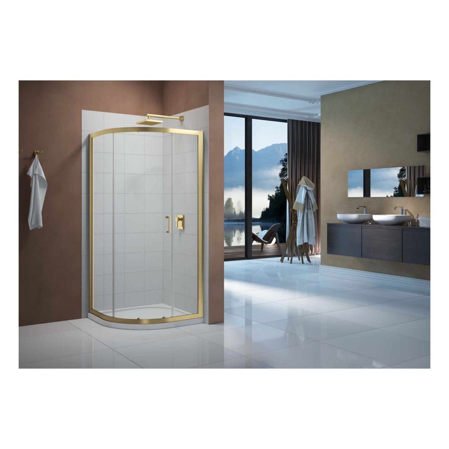 Merlyn Vivid Boost 1 Door Quadrant