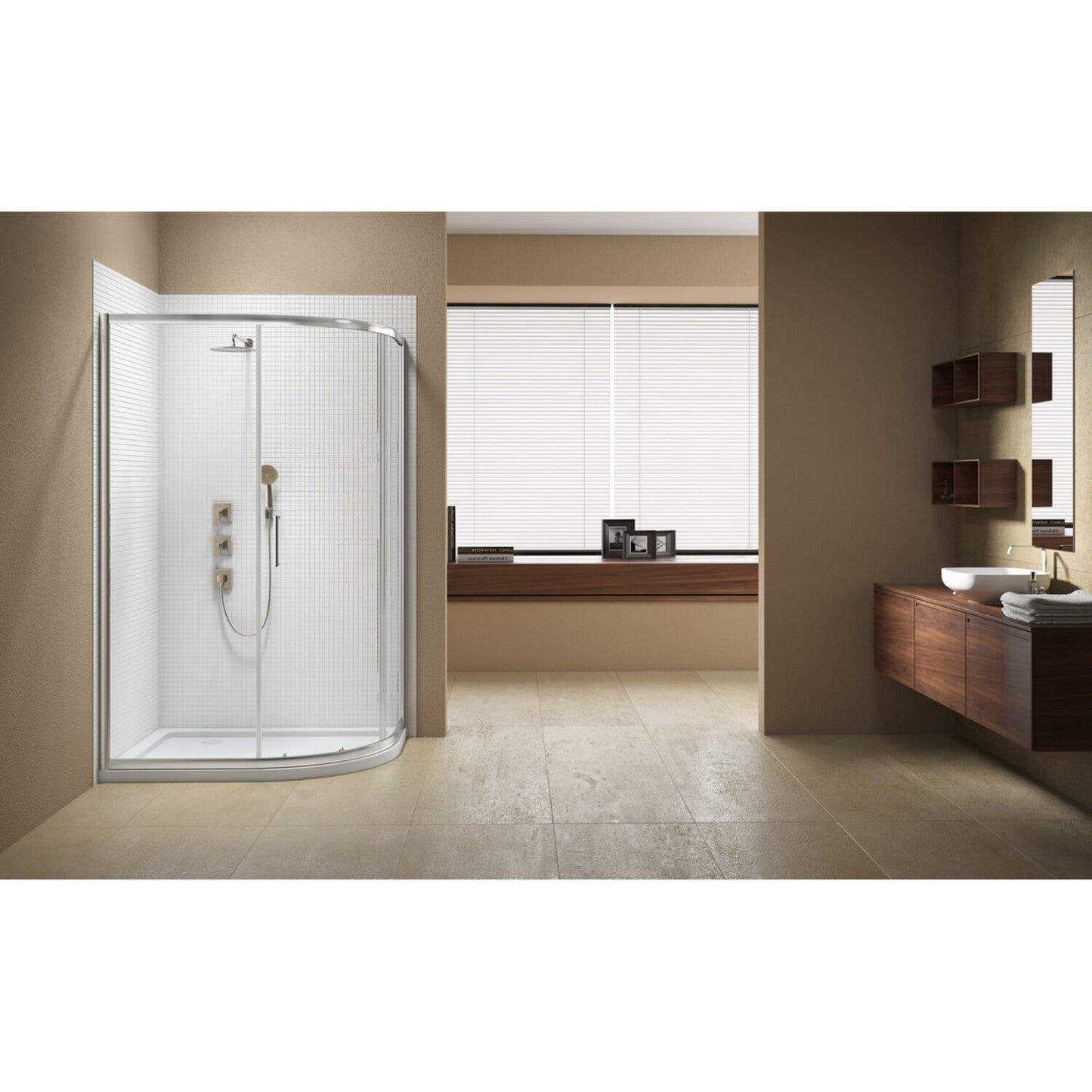 Merlyn Vivid Sublime 1 Door Offset Quadrant