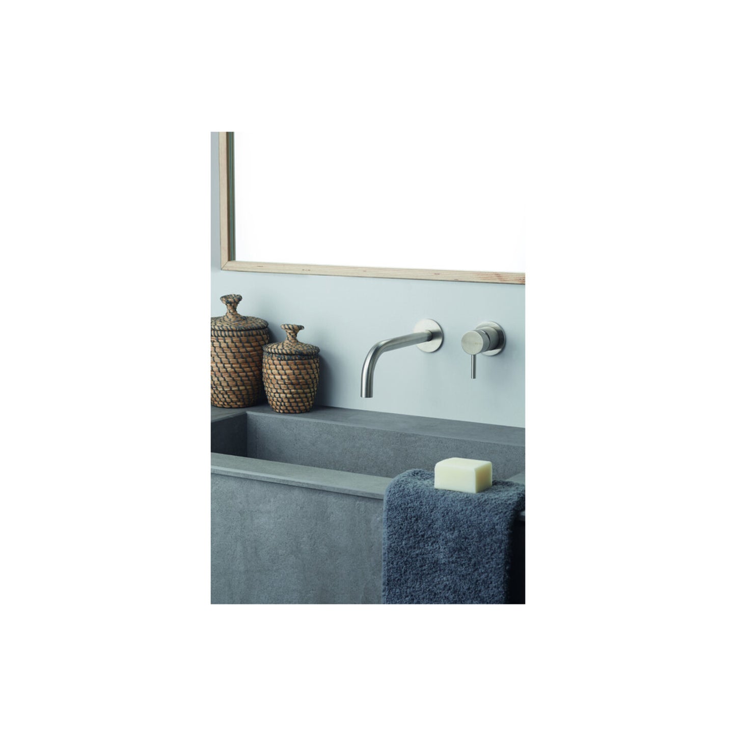 Tiber Wall Mounted Basin Mixer