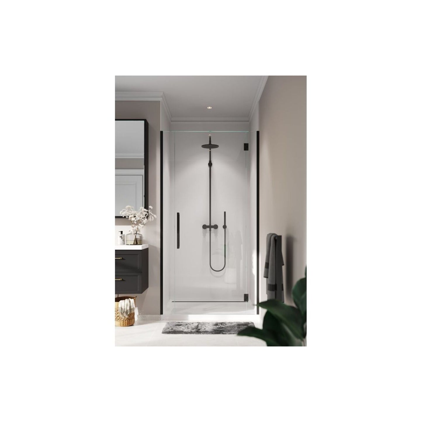 Timeless - Crystal White - Silk (Plain Panel)