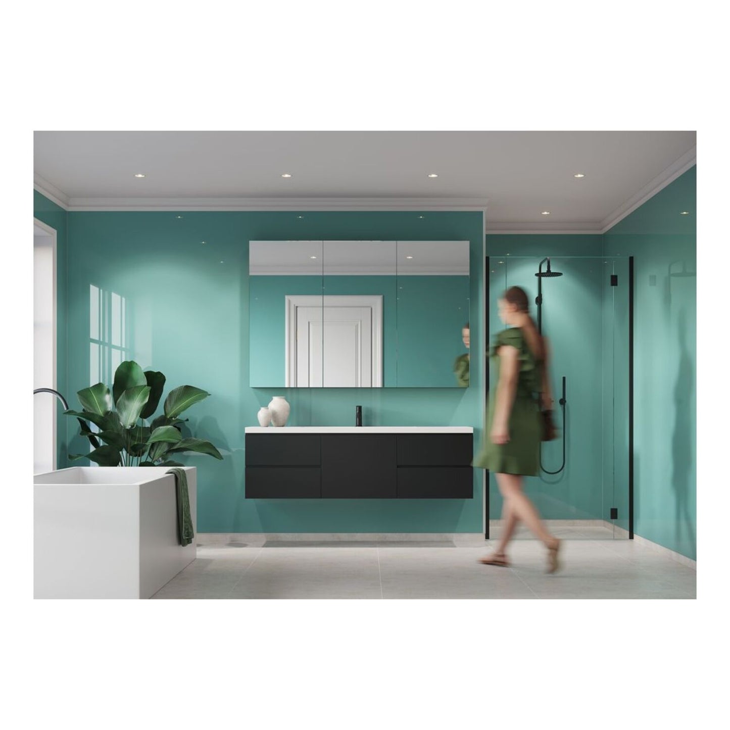 Timeless - Aquamarine (Plain Panel)