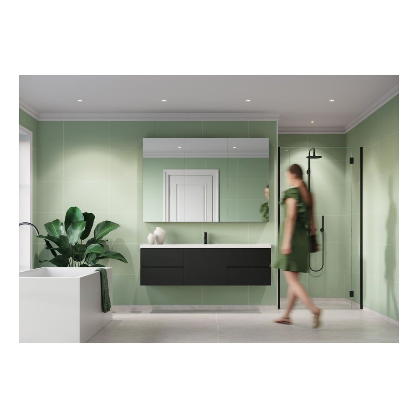 Contemporary - Light Green (Tile Effect)