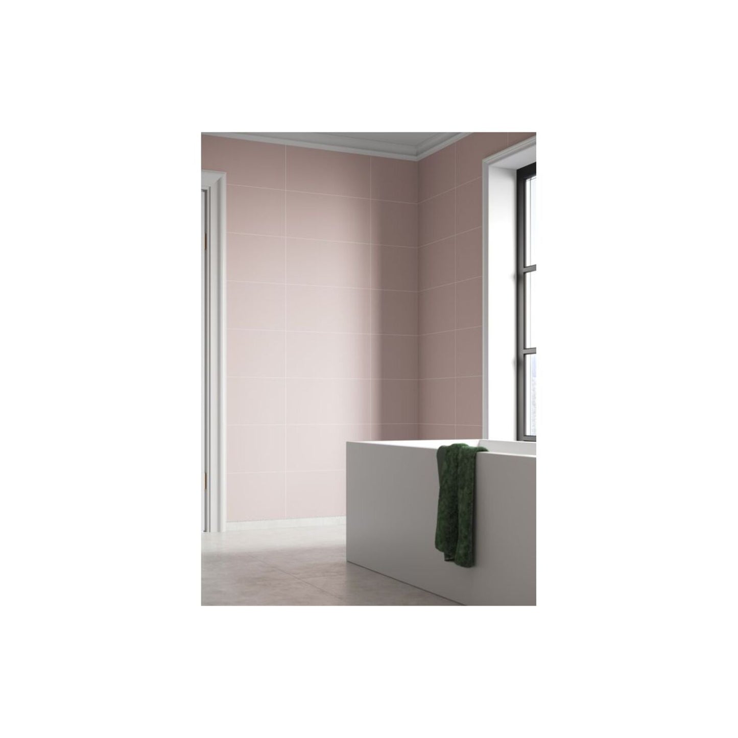 Contemporary - Dusky Pink (Tile Effect)