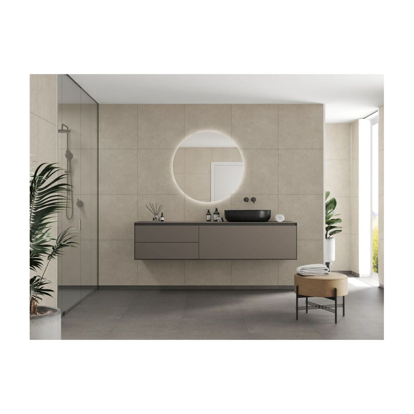 Scandinavian - Rough Cement (Tile Effect)
